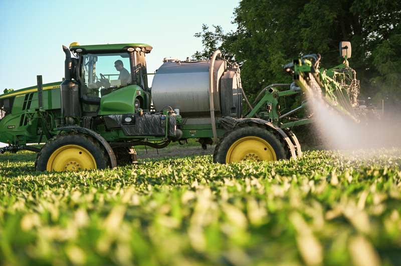 photo of sprayer in field